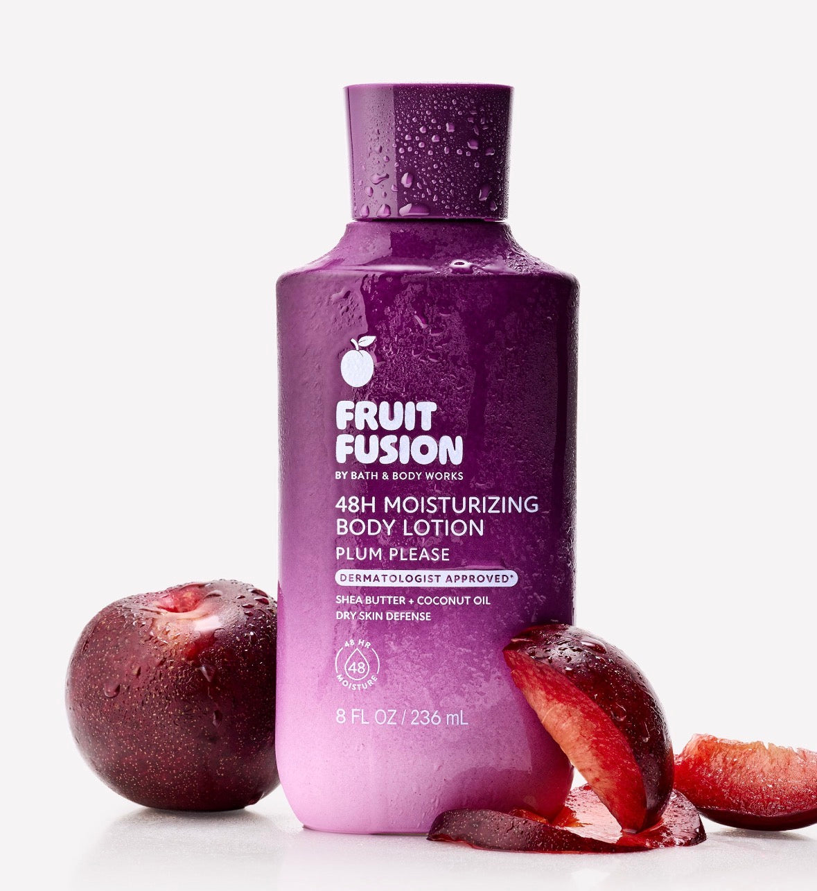 Bath & Body Works Fruit Fusion Plum Please Body Lotion 236 ml – Loción Corporal Hidratante 48H