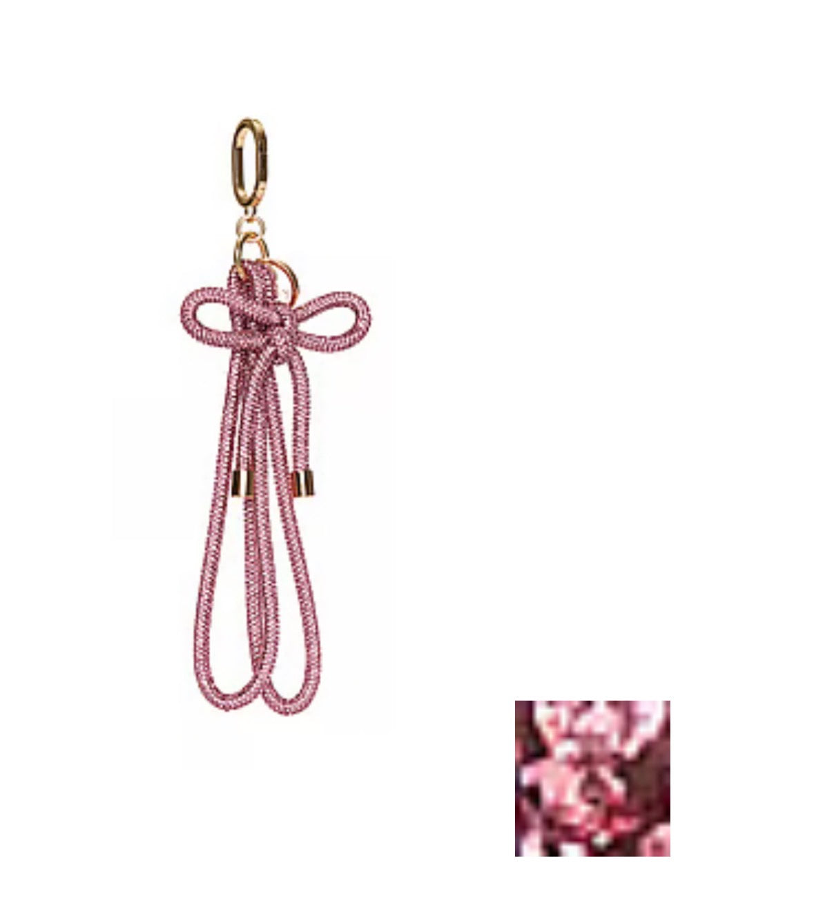 Knotted Shine Wristlet Strap Keychain
27107844