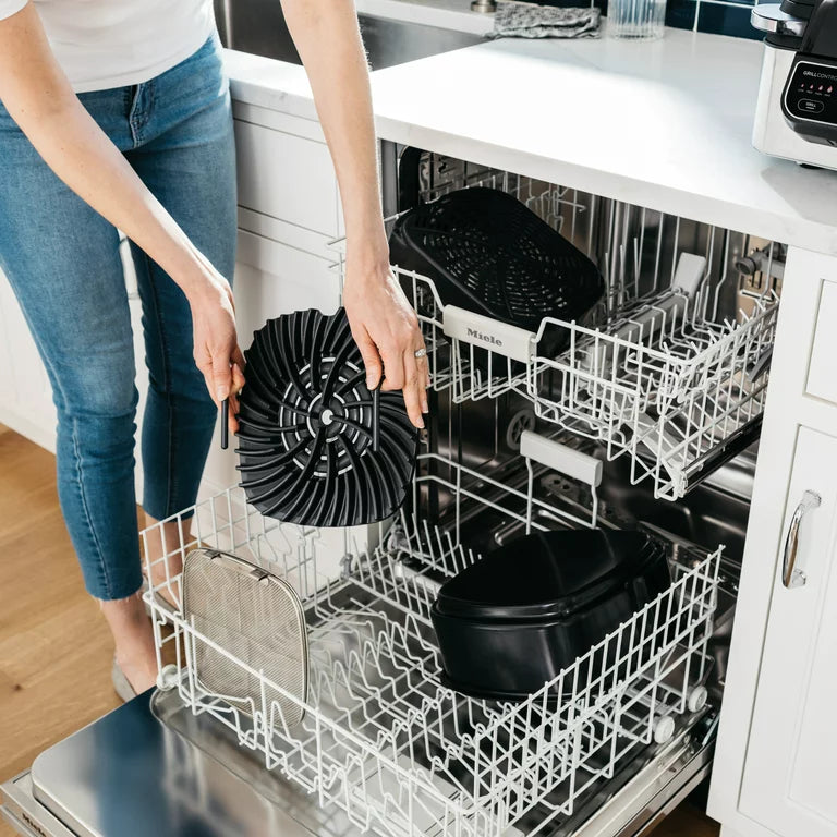 Foodi 4-in-1 Indoor Grill Ninja Freidora Aire 4 Qt,Asado Horneado y Parrilla Ciclónica AG300