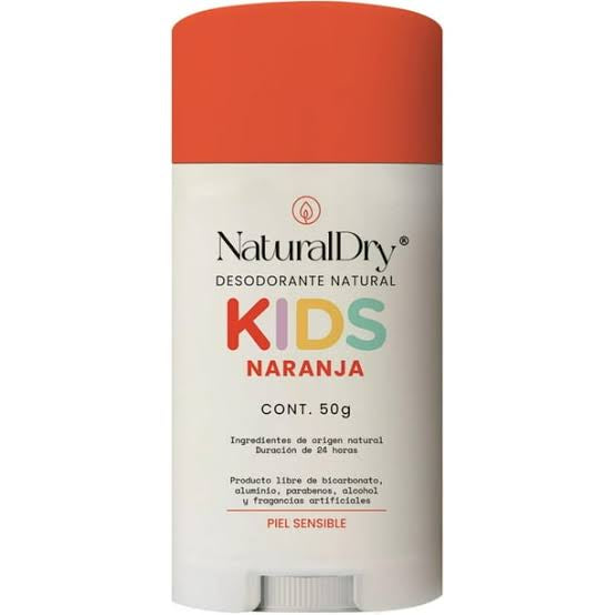 Natural Dry Desodorante Kids Naranja Piel Sensible