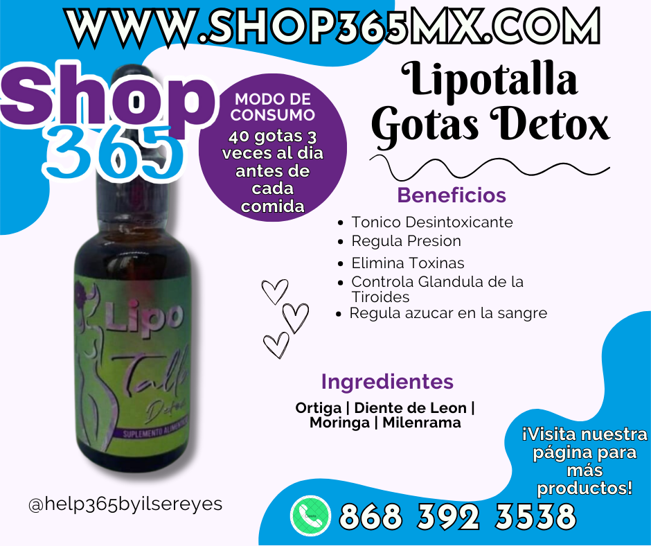 LipoTalla Detox Drops