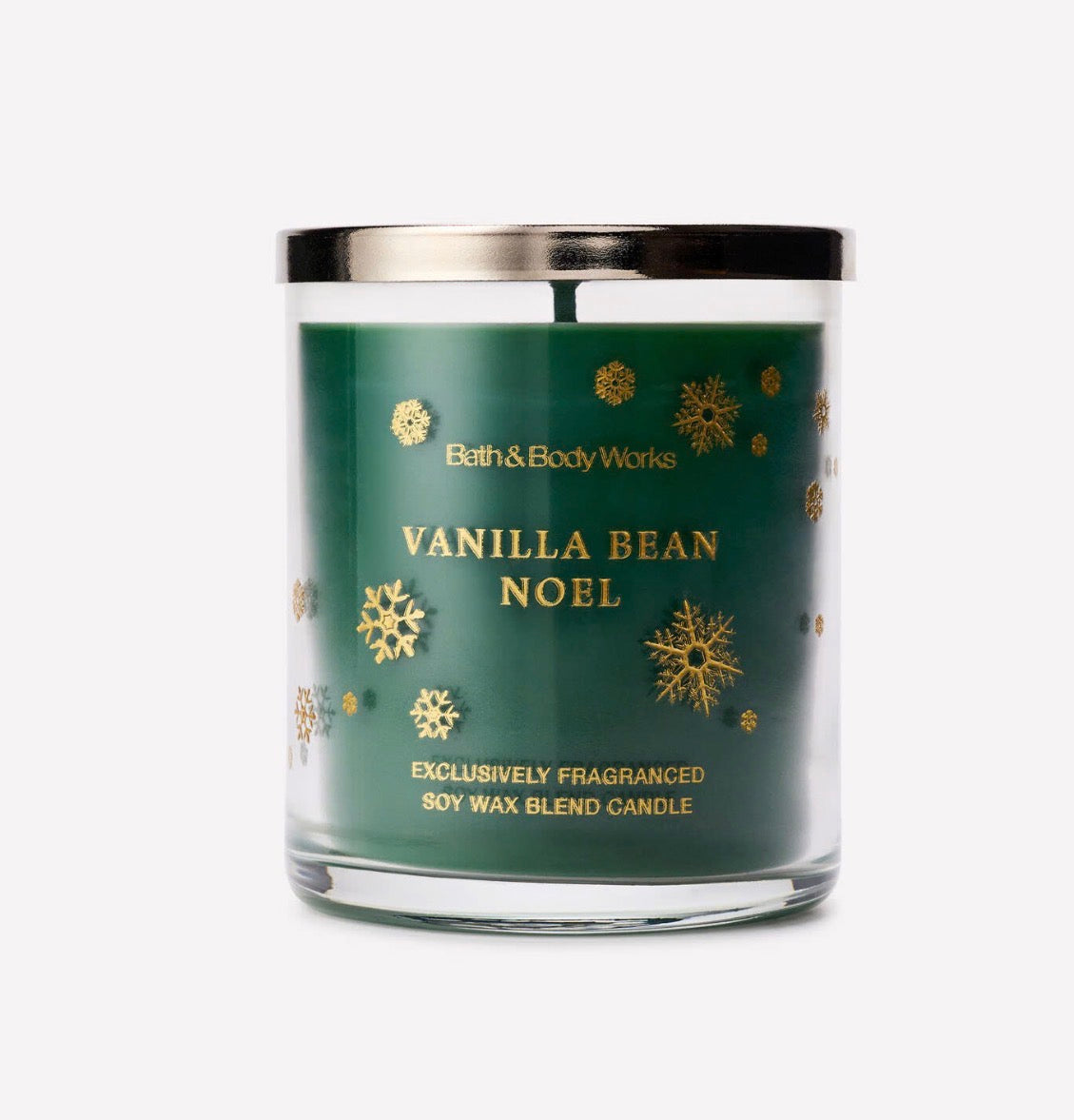 Bath & Body Works Vanilla Bean Noel – Vela Aromática de 1 Mecha