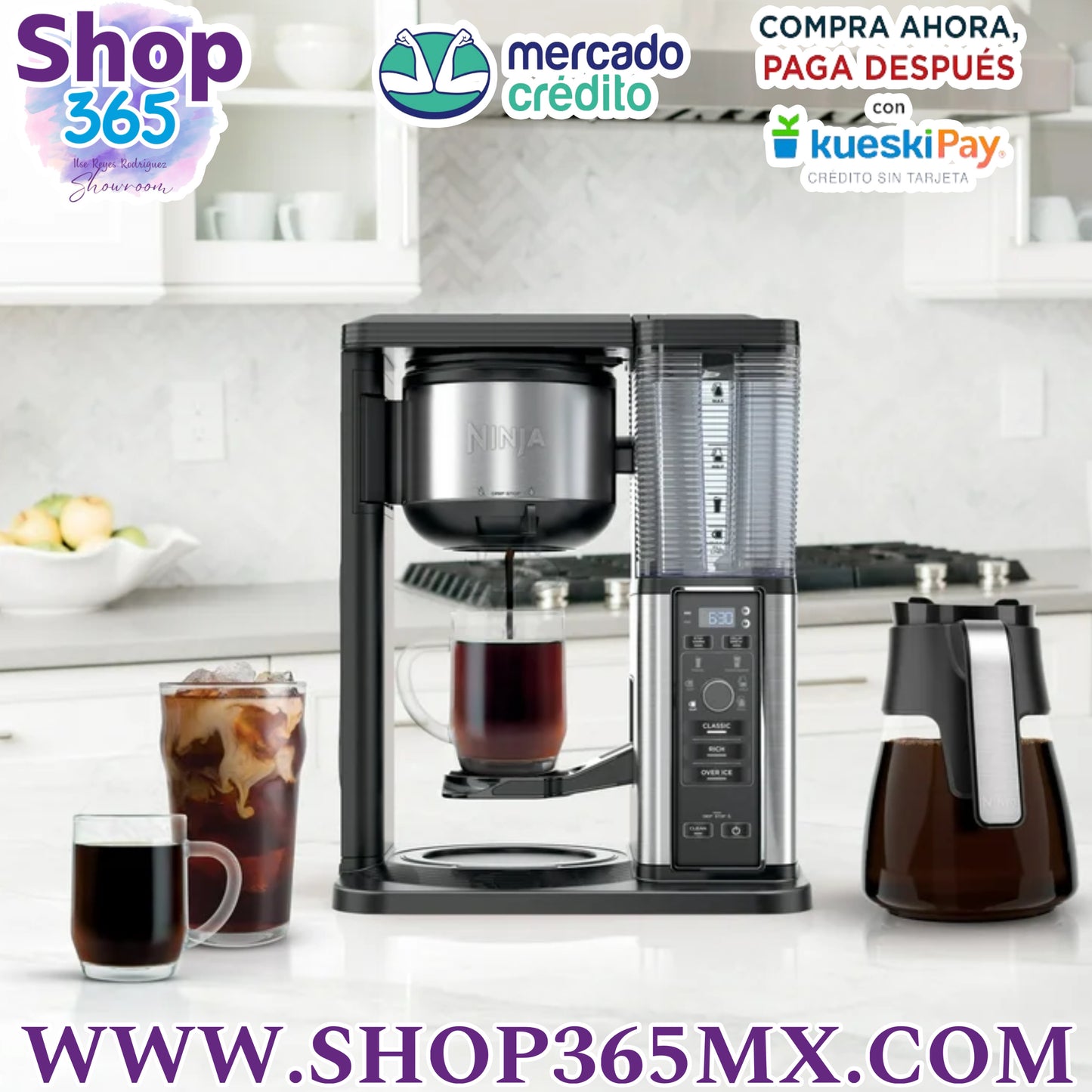 Ninja 10 Taza de Goteo Cafetera, Café Caliente y Helado CM300