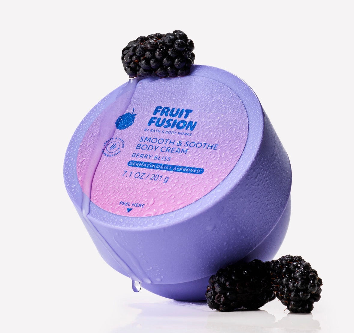 Bath & Body Works Fruit Fusion Berry Bliss Smooth & Soothe Body Cream 201 g – Crema Corporal de Berries