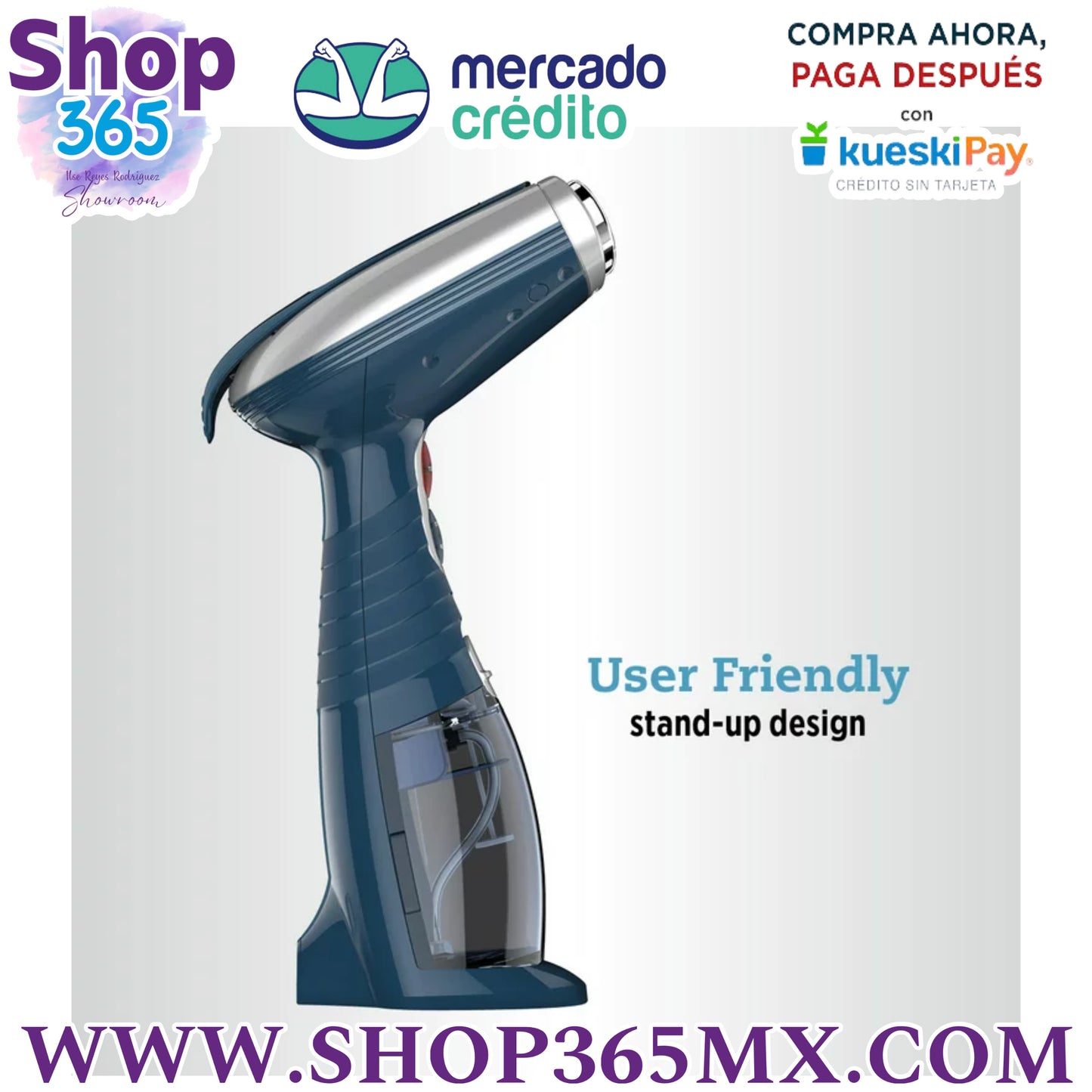 Conair Vapor de Ropa Portátil para Ropa, Turbo ExtremeSteam 1550W, Diseño Portátil de Mano