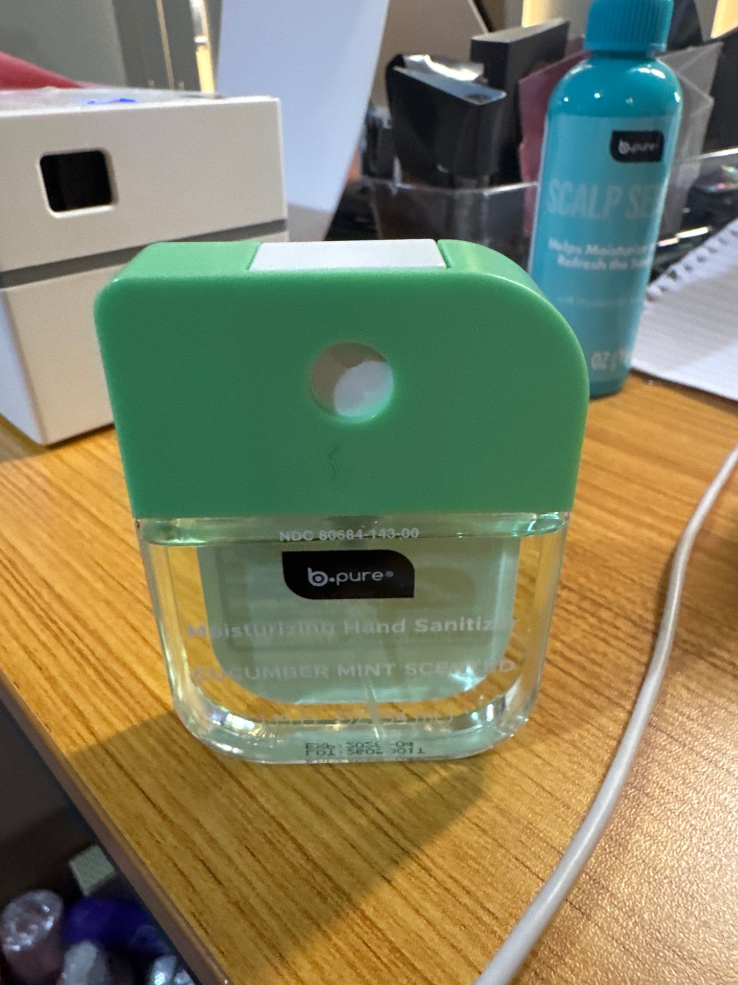 Bpure Moisturizer Hand Sanitizer Cucumber Mist Scented