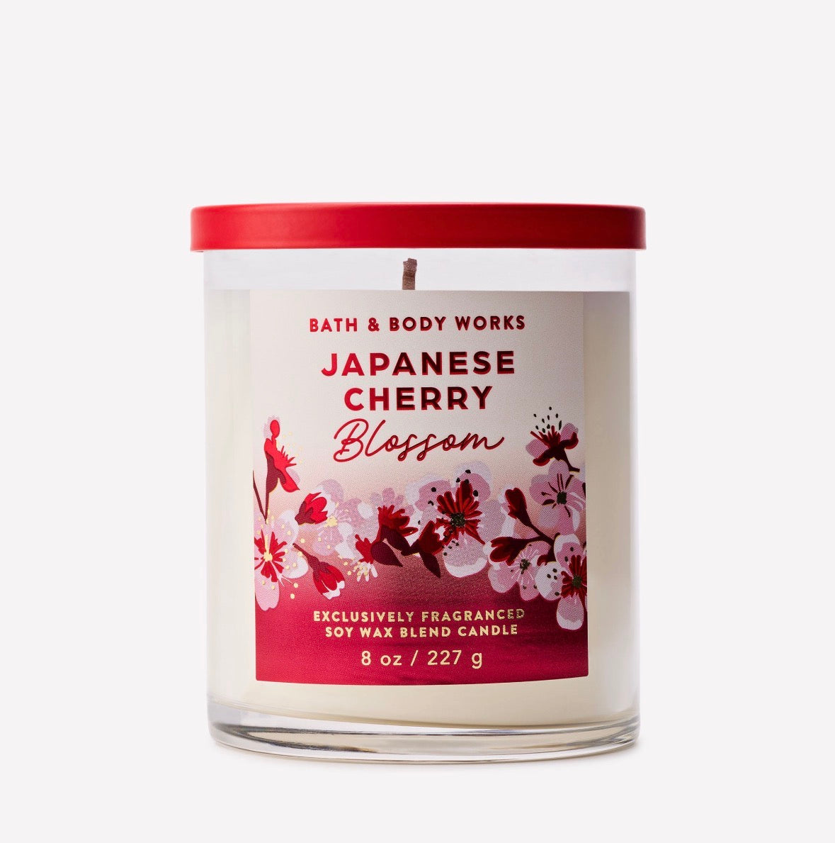 Japanese Cherry Blossom Vela Aromática de 1 Mecha 227 g | Bath & Body Works