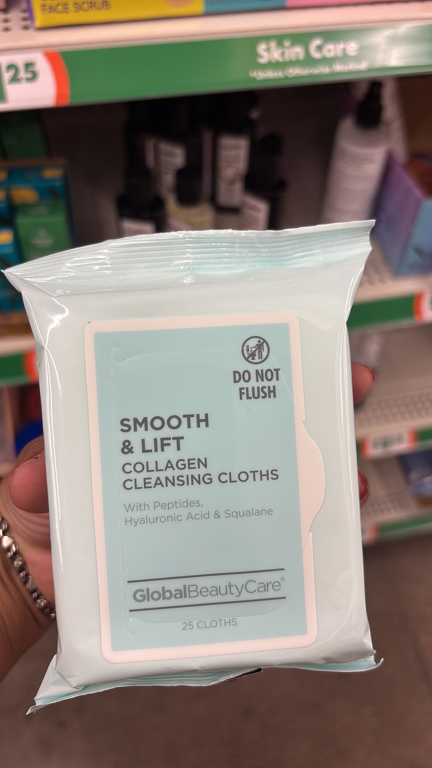 Smooth & Lift Collagen Cleansing Cloths Global Beauty Care