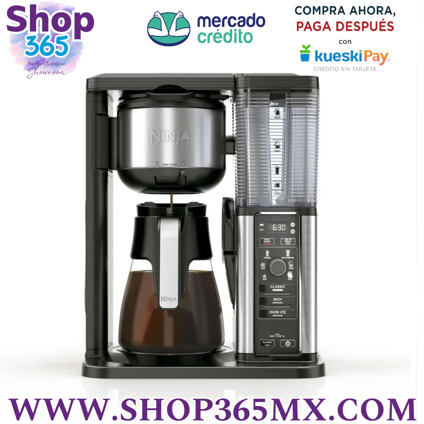 Ninja 10 Taza de Goteo Cafetera, Café Caliente y Helado CM300