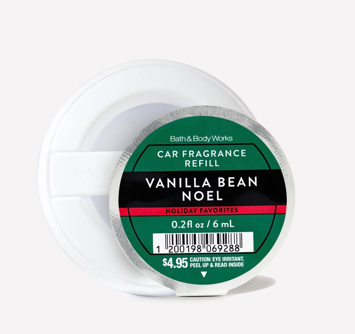 Bath & Body Works Vanilla Bean Noel Repuesto Aromatizante para Auto 6 ml