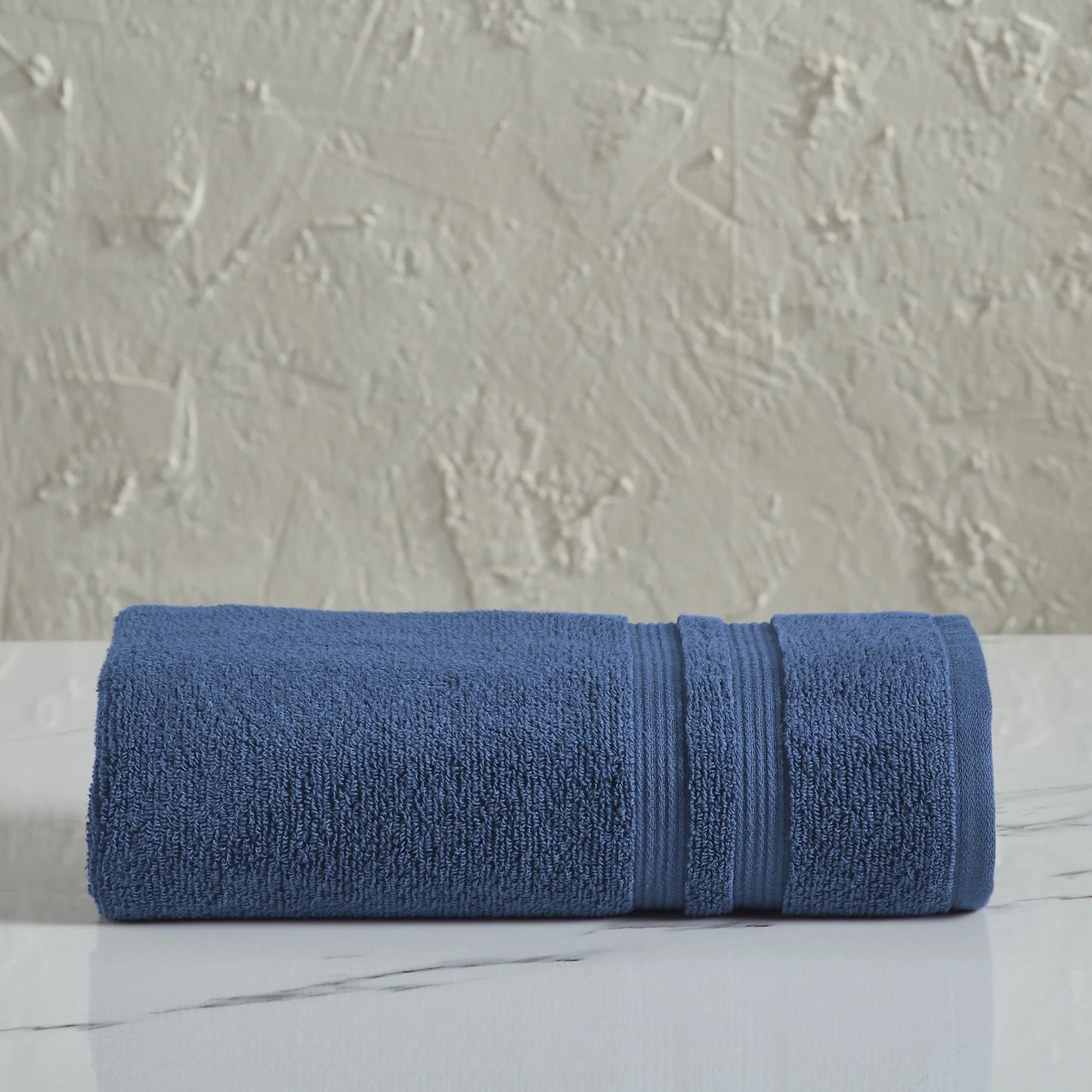 2 PZA Toalla de Baño Sólida 30" x 54" AZUL INDIGO