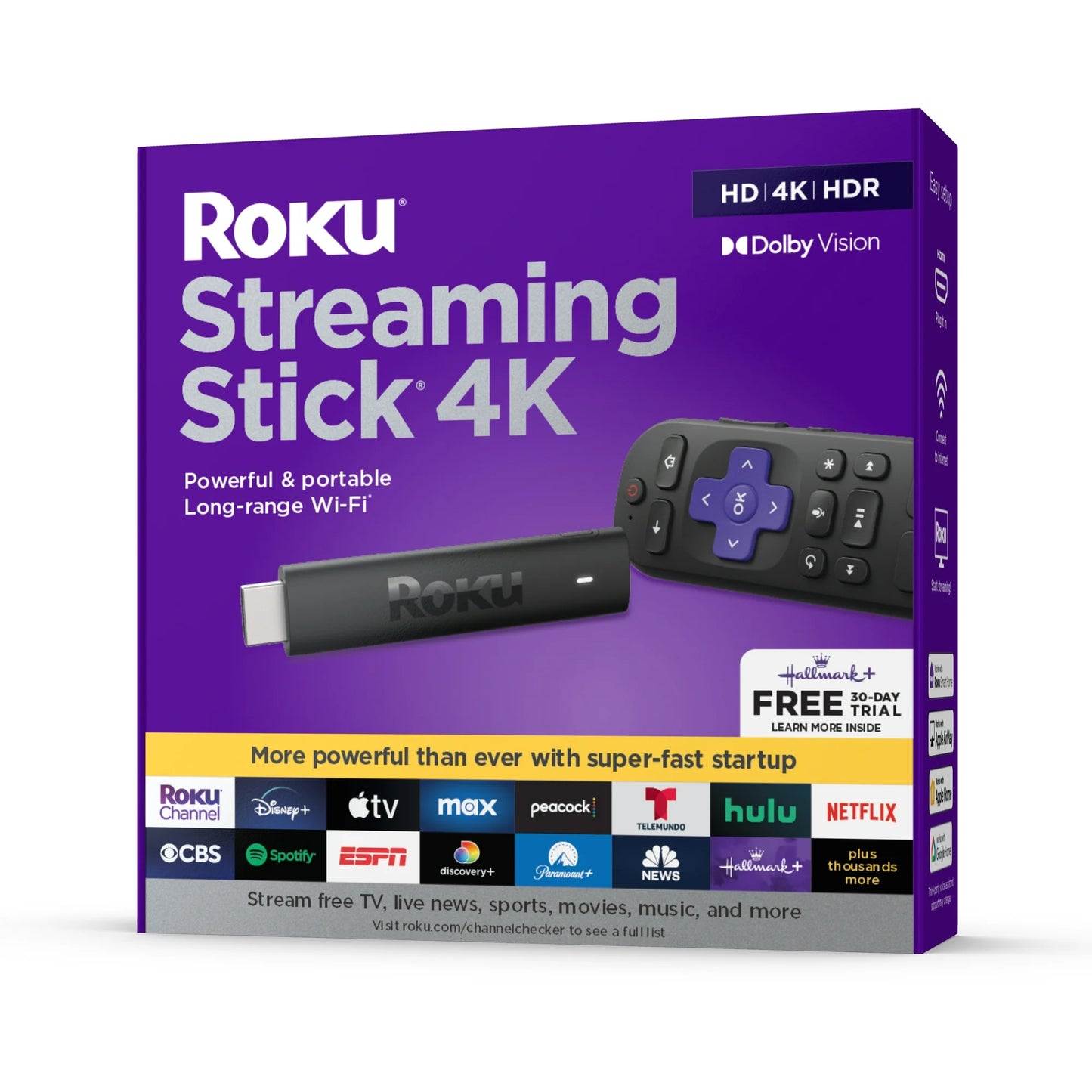 Roku Reproductor Multimedia de Transmisión de Visión 4K HDR Dolby