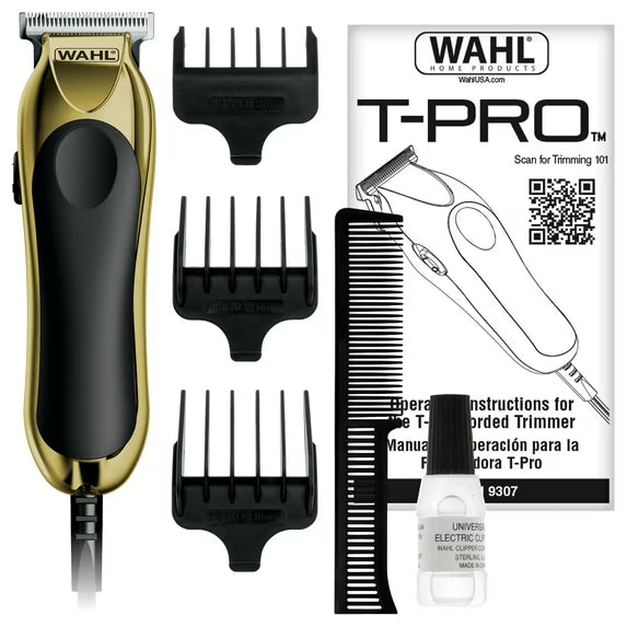 Wahl Cortapelos T-Pro con Cable: Moldea, Detalla, Desvanece, Delinea y Afeita para Hombre