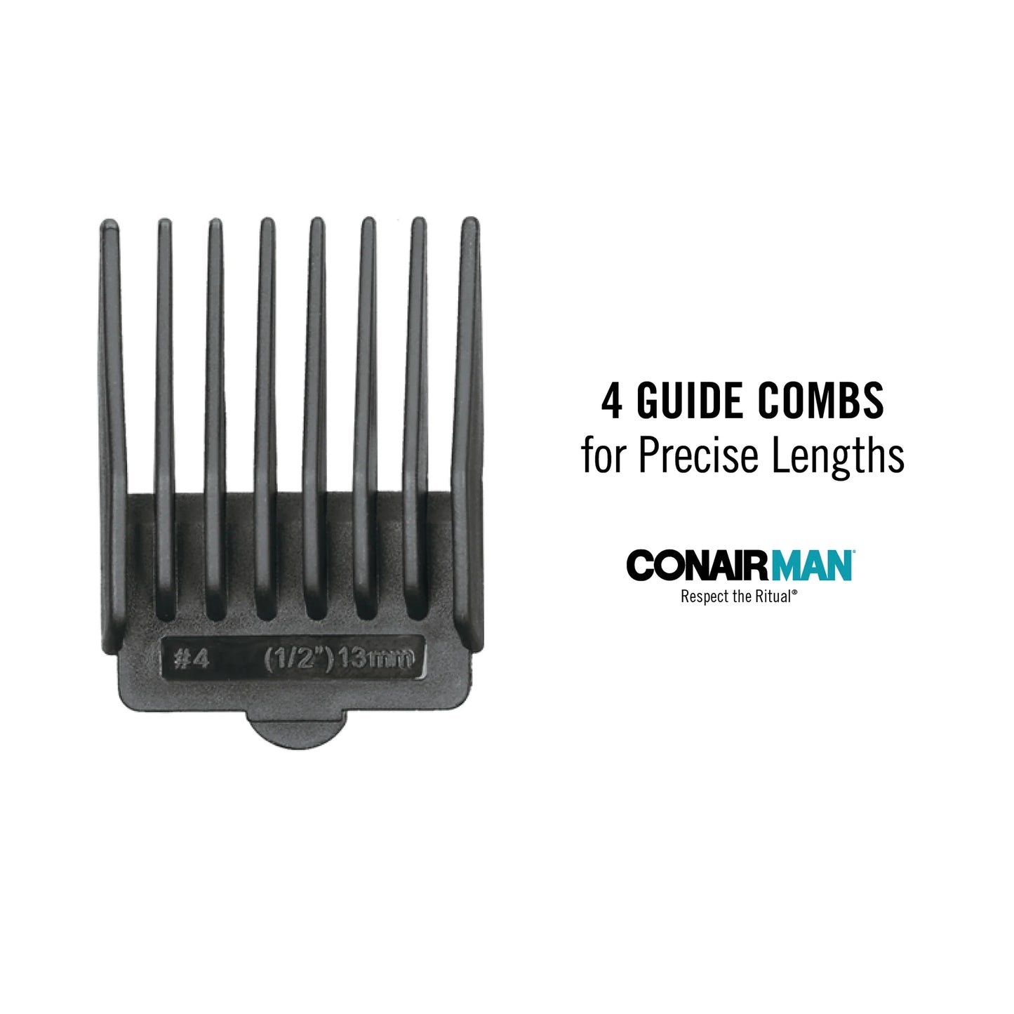 ConairMAN Kit de Corte de Pelo para Hombre de Corte Simple 10 Piezas