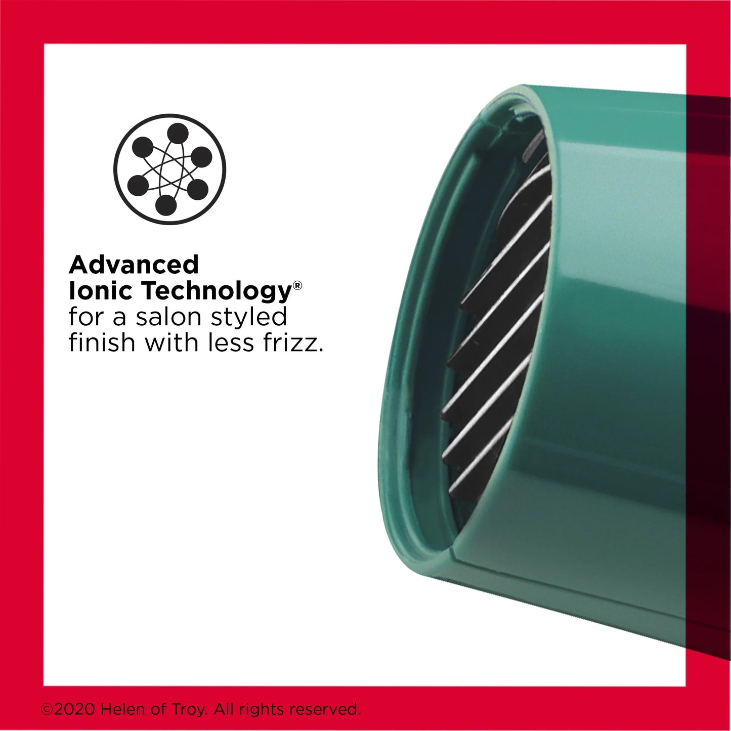 Revlon Secador de Pelo Iónico con Refuerzo de Volumen 1875W, Verde