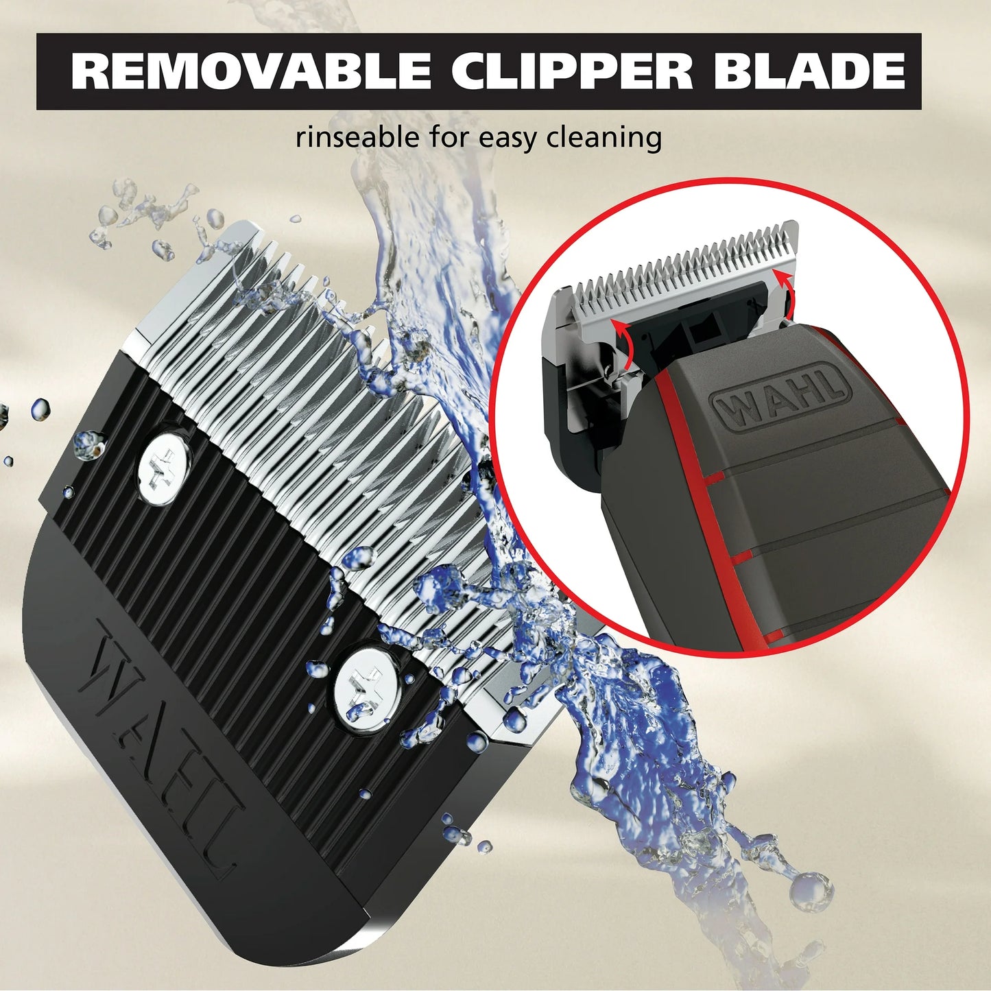Wahl Inalámbrico Pro, Voltaje Mundial, Cortapelos Recargable para Hombre y Mujeres - 3023879
