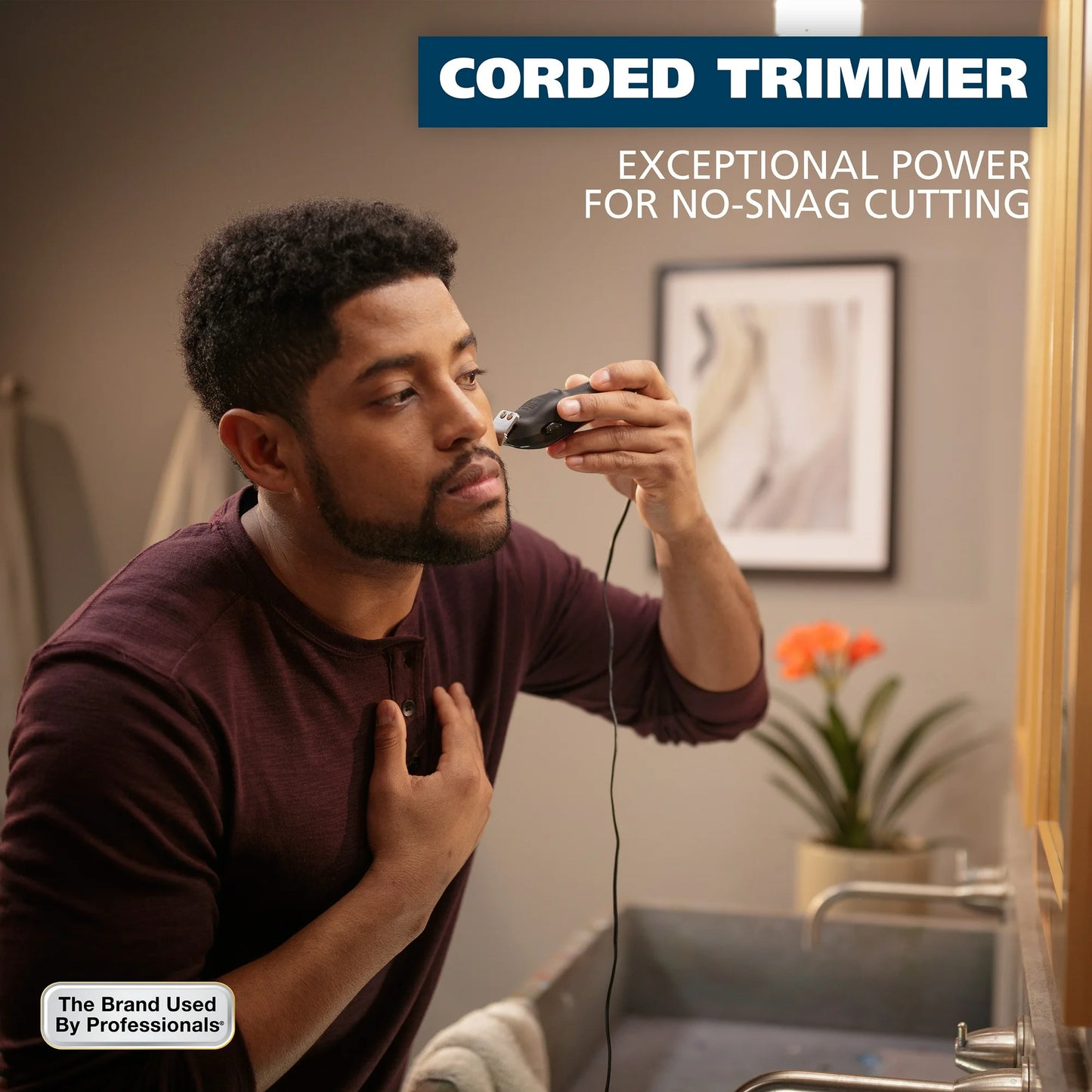 Wahl Cortapelos T-Pro con Cable: Moldea, Detalla, Desvanece, Delinea y Afeita para Hombre