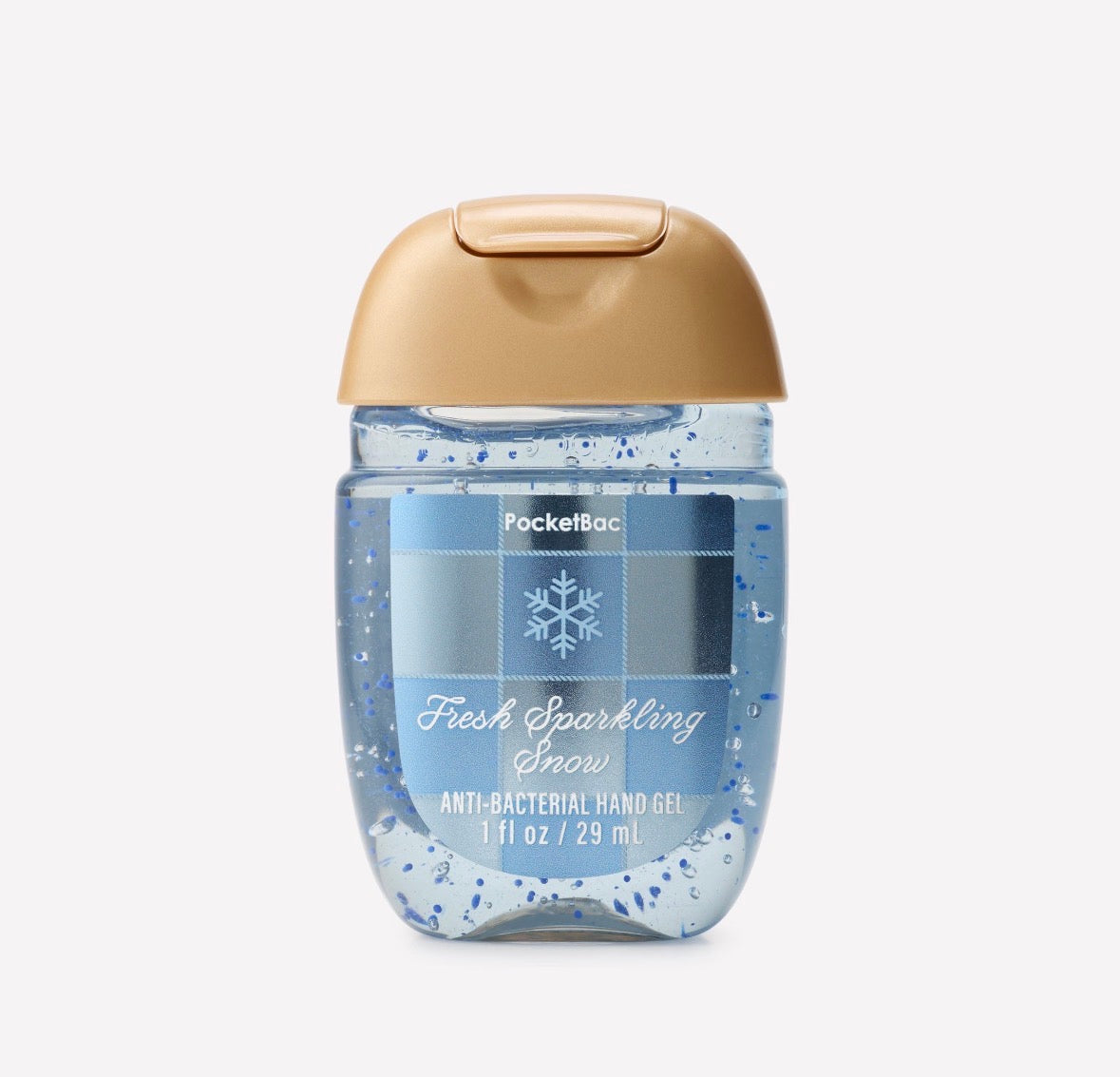 Bath & Body Works Fresh Sparkling Snow Gel Antibacterial PocketBac 29 ml