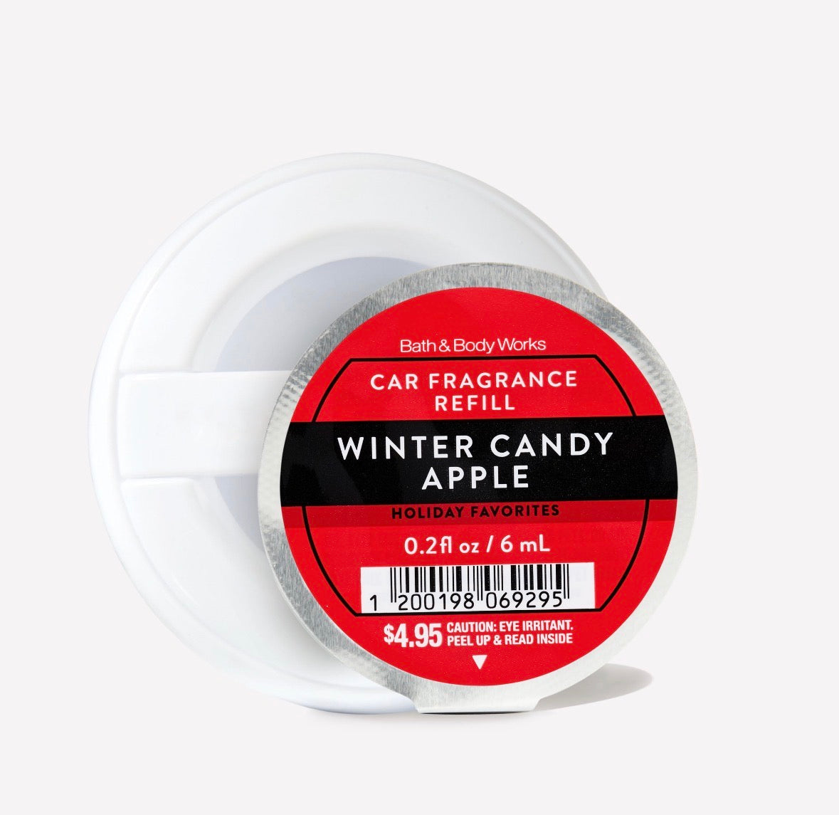 Bath & Body Works Winter Candy Apple Repuesto Aromatizante para Auto 6 ml