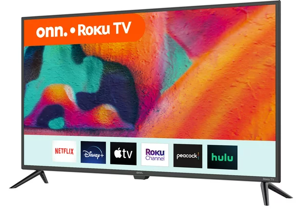 onn 43” Clase 4K UHD (2160P) LED Roku Smart Televisión HDR (100012584)