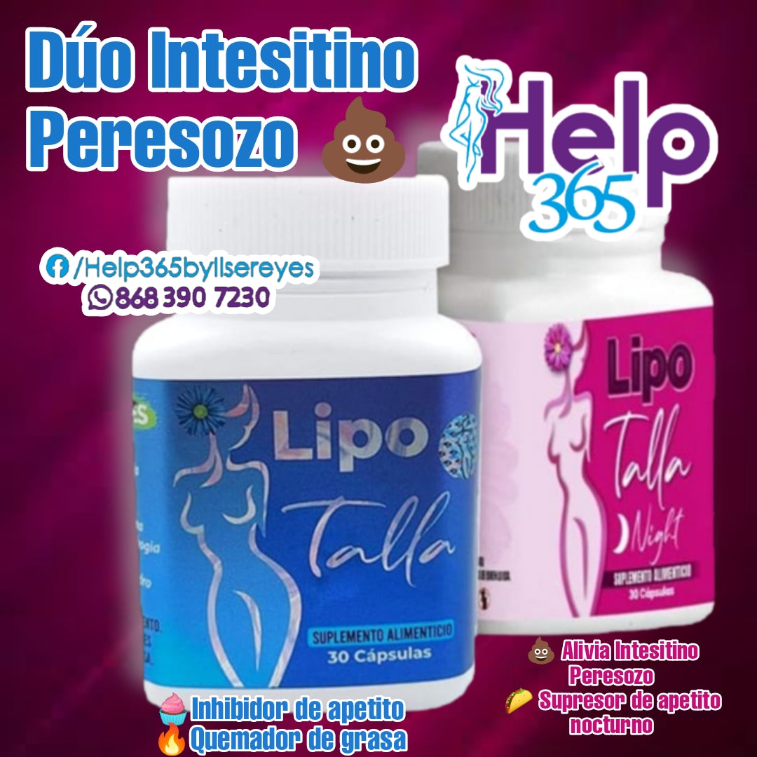 LIPOTALLA DIA Y NOCHE Duo Intesitino perezoso
