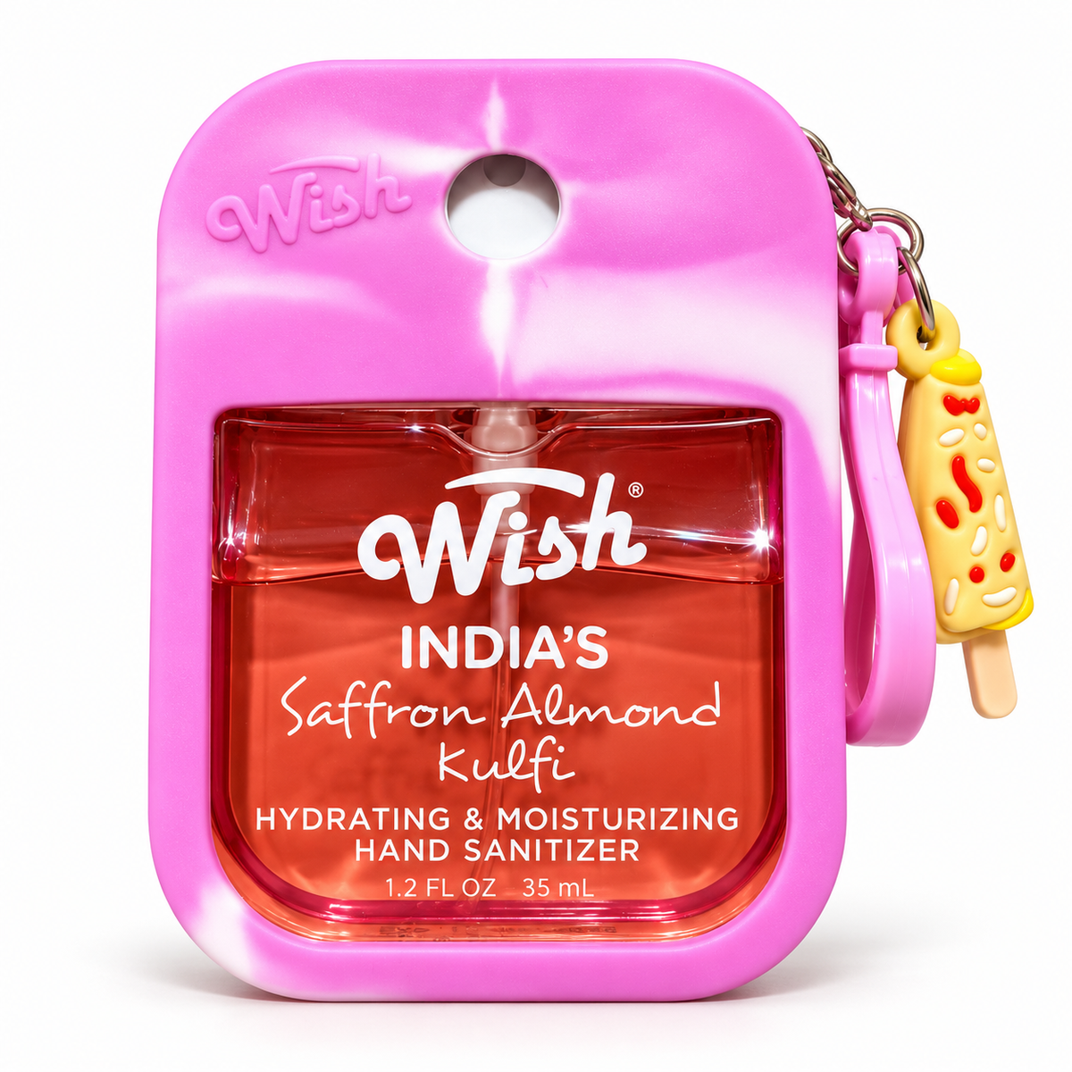 Sanitizante de Manos Wish India’s Saffron Almond Kulfi – 35 ml 💗🍦