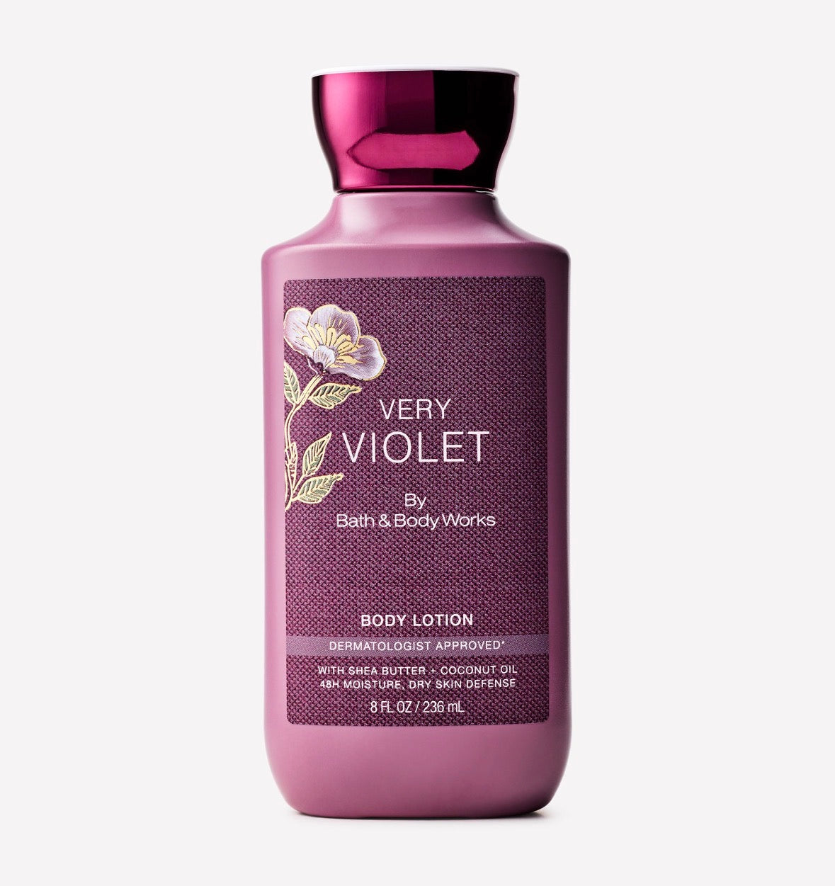 Very Violet Body Lotion Bath & Body Works 236 ml – Loción Corporal Floral de Violeta