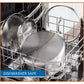 Mainstays Juego de Utensilios de Cocina y Sartenes de Acero Inoxidable Antiadherente de 10 Piezas