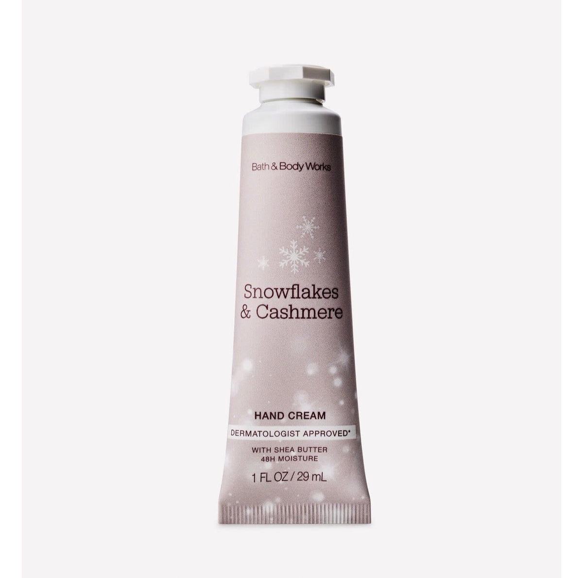 Bath & Body Works Snowflakes & Cashmere – Crema de Manos Hidratante 29 ml