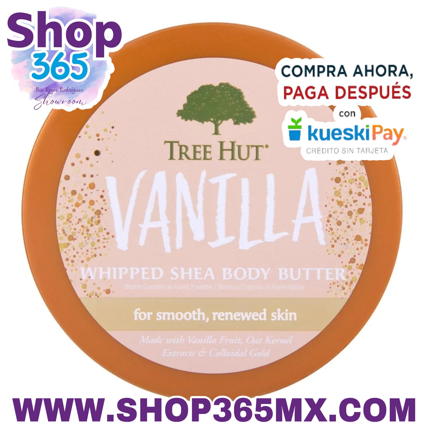 Tree Hut Mantequilla Corporal de Karité Batida de Vainilla 8.4 oz