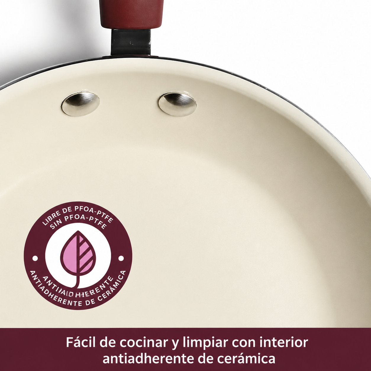 Tramontina Ceramaware Juego de 3 Sartenes para Freír Antiadherentes de Cerámica (8 Pulgadas, 9.5 Pulgadas y 11 Pulgadas) Vino