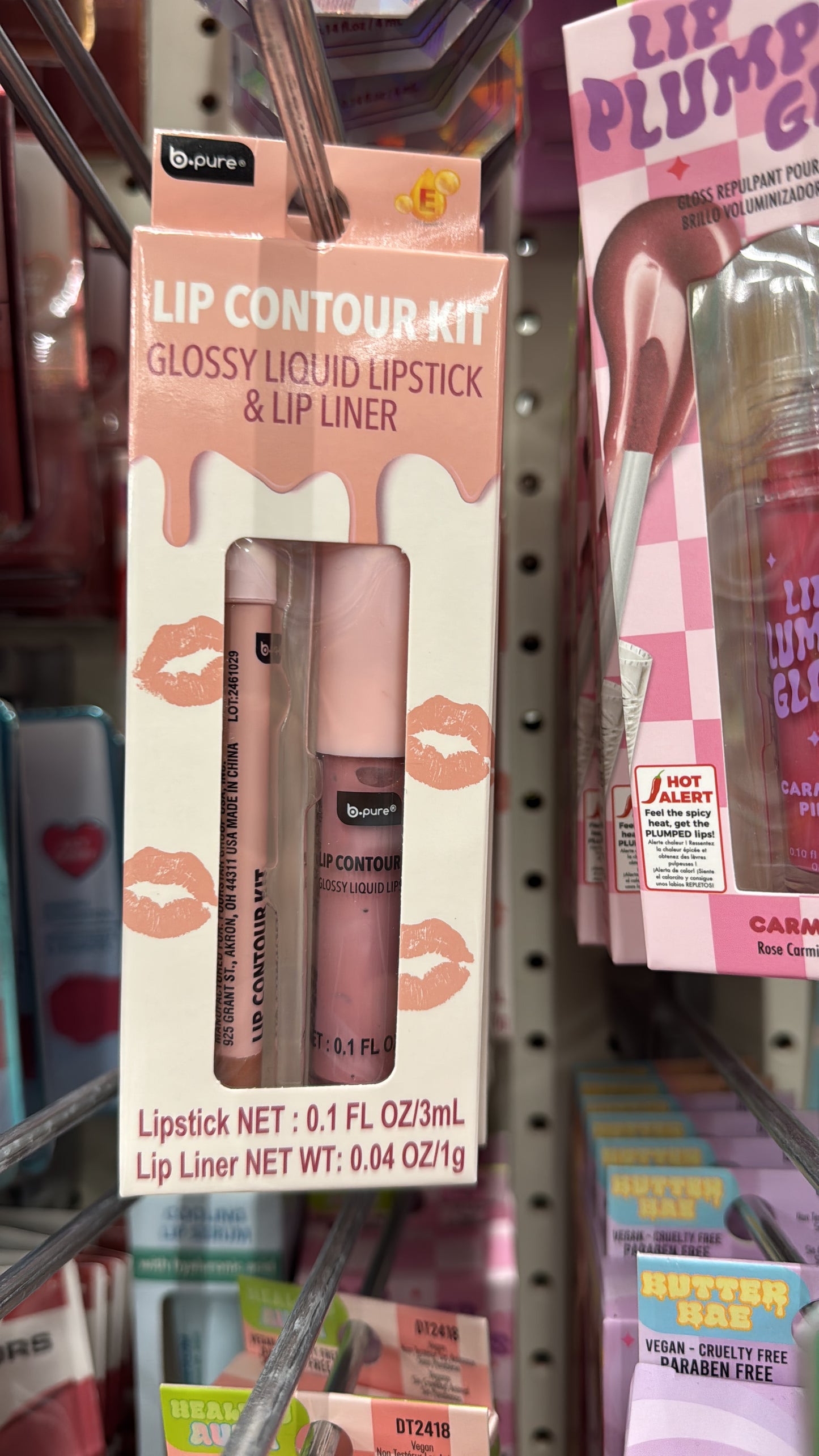 BPure Lip Contour kit Glossy Liquid lipstick & Lip liner