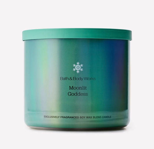Bath & Body Works Moonlit Goddess – Vela Aromática de 3 Mechas 411 g