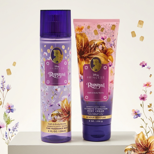 BATH & BODY WORKS Rapunzel  Body Mist 236ml + Body Lotion 250ml