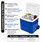 Igloo Hielera Rígida de 16 QT Laguna con Ruedas, Azul