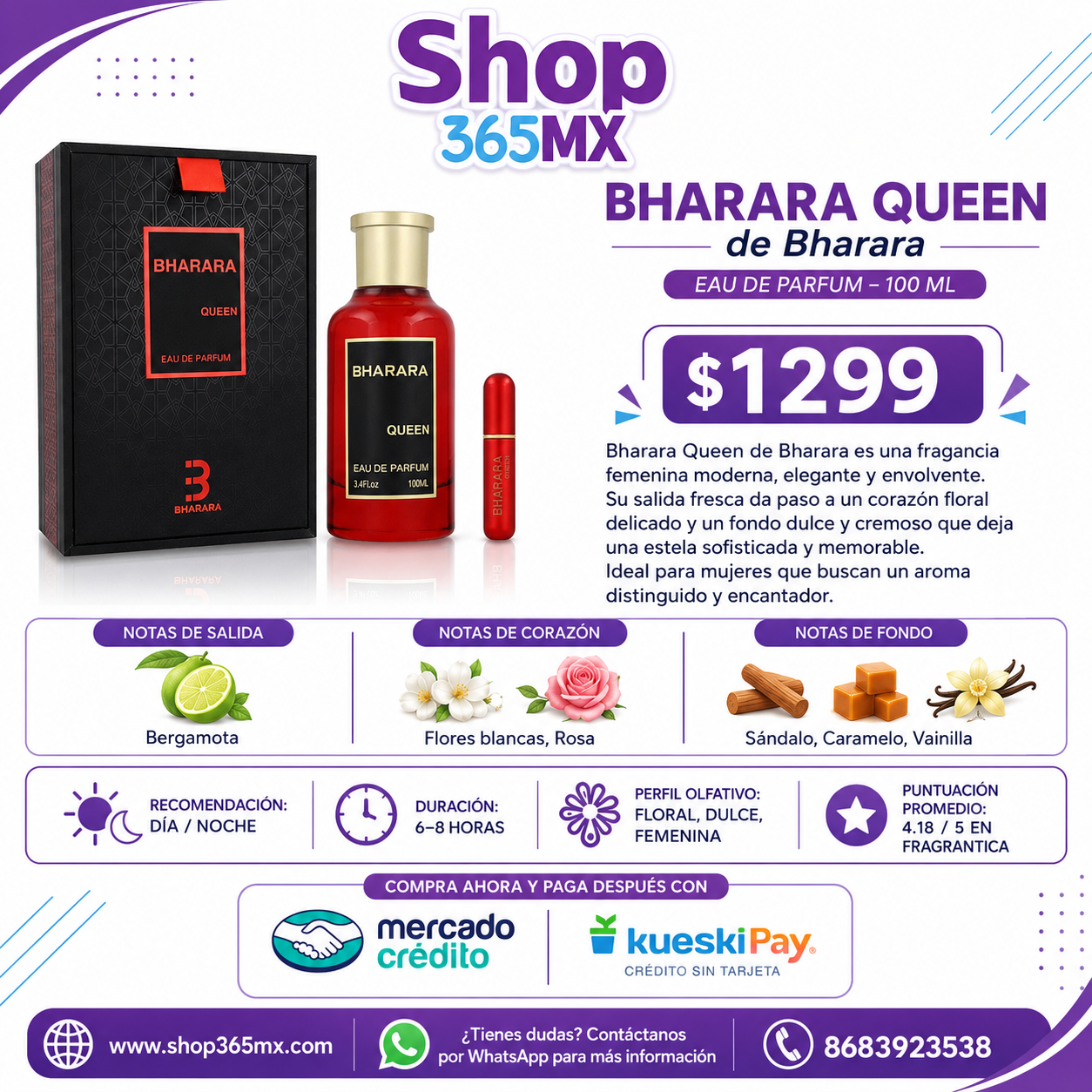 Bharara Queen  EDP M 100ML