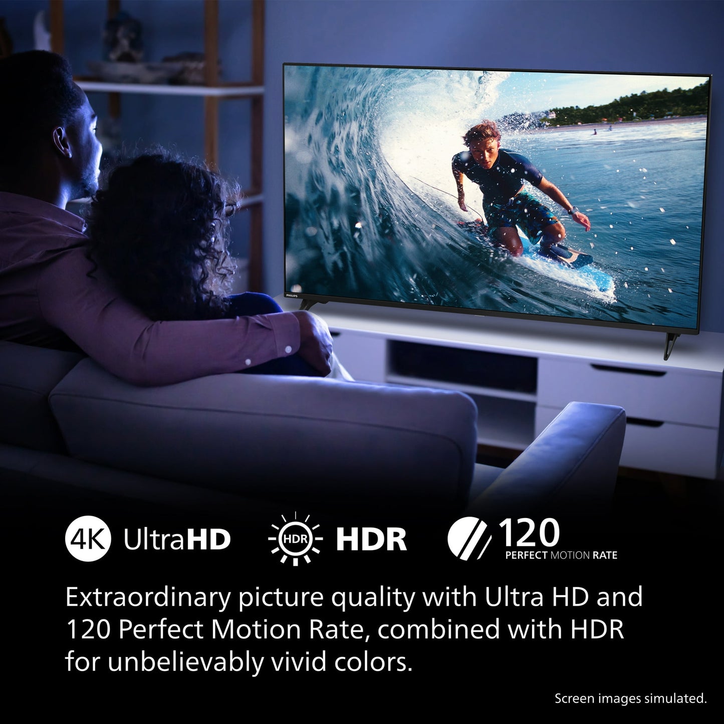 Philips 43" Class 4K Ultra HD (2160p) Google Smart LED TV (43PUL7652/F7)