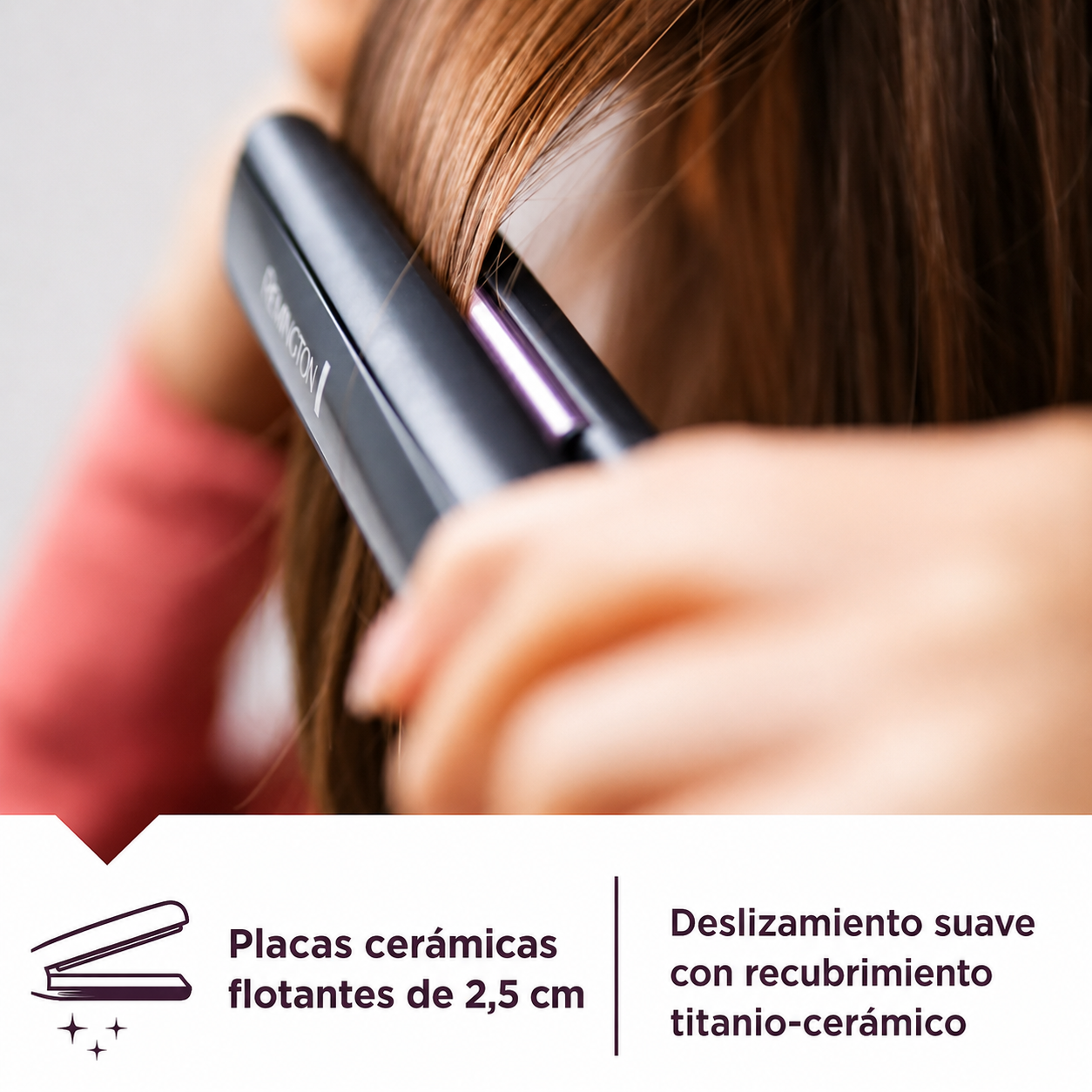 Remington Plancha Plana 1” con Tecnología Antiestática, S5500G