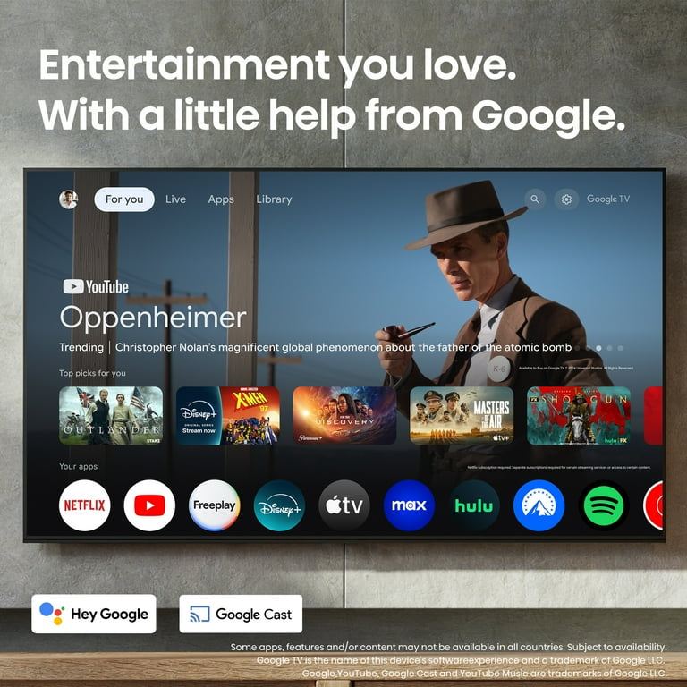 Hisense Clase de 50 Pulgadas Serie H5 4K UHD HDR Google Smart TV (50H5BG, Modelo 2025) - Dolby Vision Gaming, HDR 10, Motion Rate 120, Escalador de IA, DTS Virtual X, Modo de Juego Plus, Asistente de Google Integrado