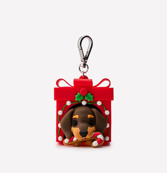 Bath & Body Works Light-Up Pup Present PocketBac Holder – Porta Gel Perrito Navideño con Luz