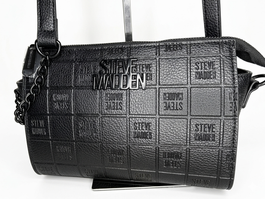 Crossbody Steve Madden Blexy Hollywood Logo Modelo DR143835 BLK/BLK