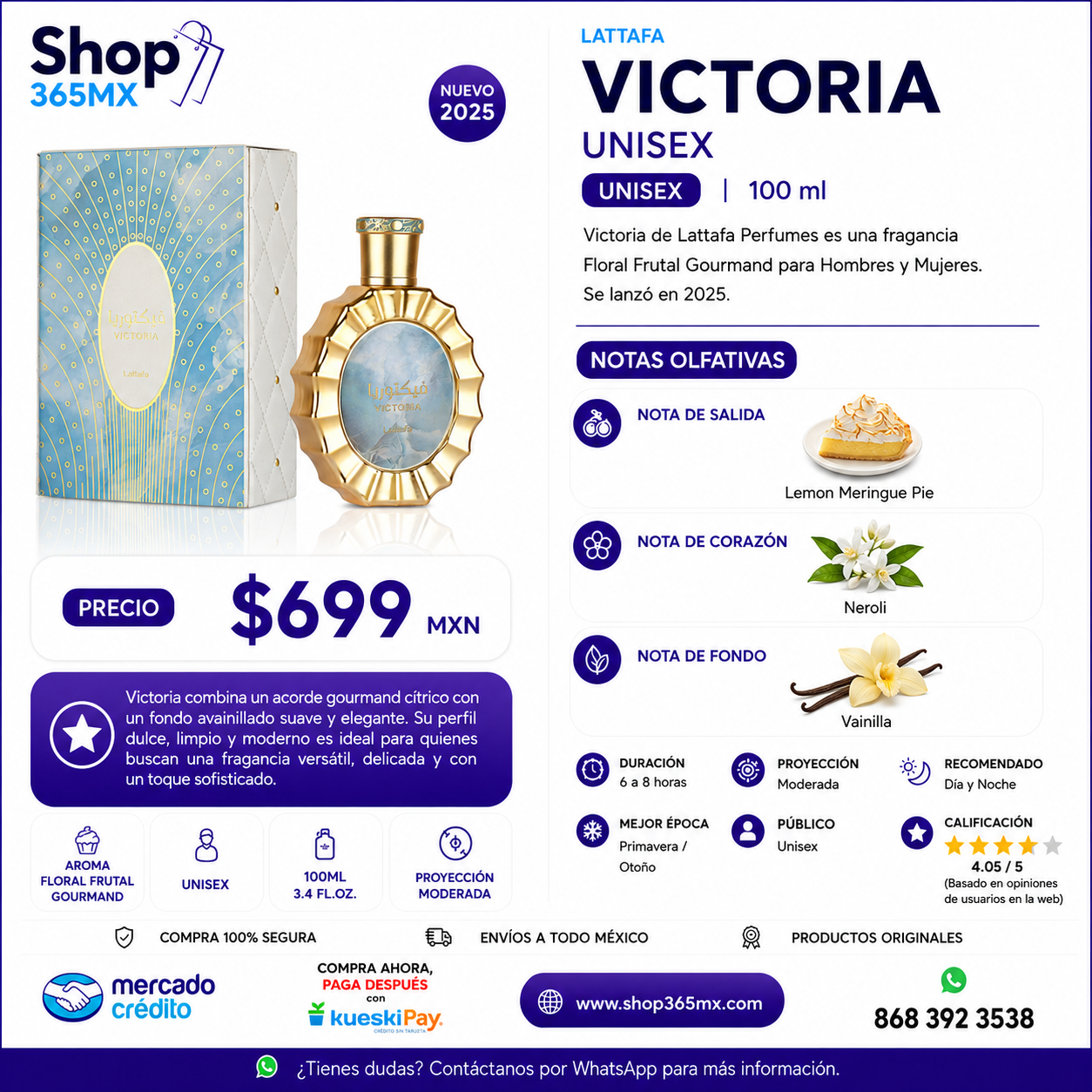LATTAFA Victoria EDP M 100ML