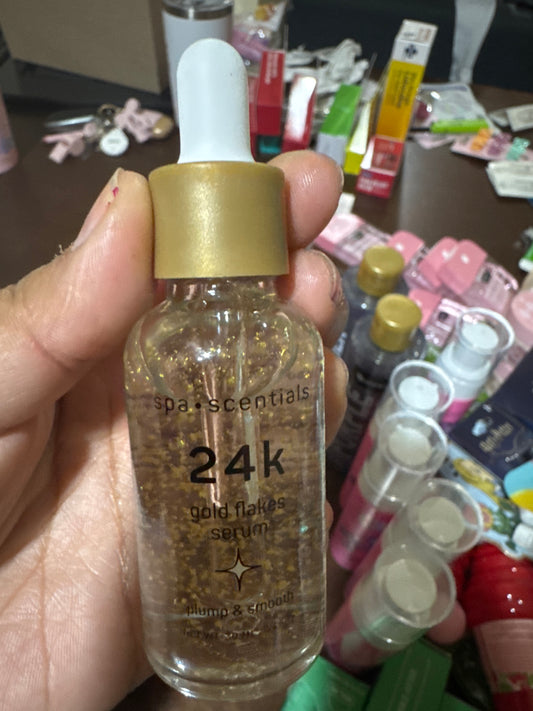 Spa scentials 24 K gold flake serum
