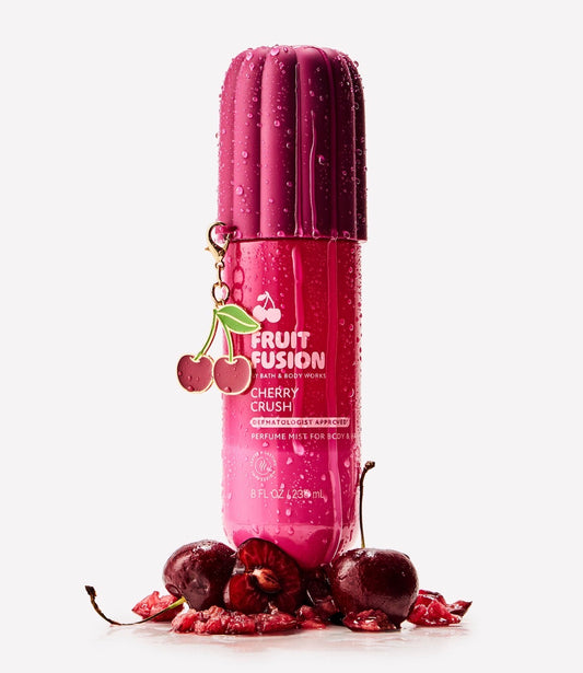 Bath & Body Works Fruit Fusion Cherry Crush Perfume Mist Cuerpo y Cabello 236 ml