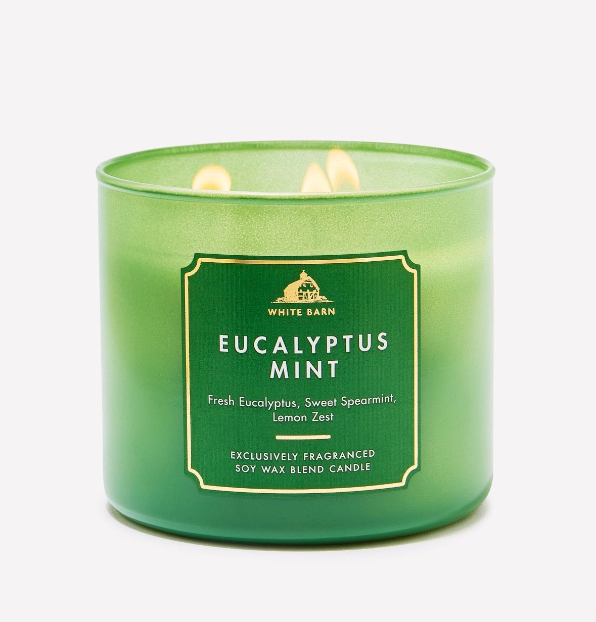 Bath & Body Works Eucalyptus Mint Vela 3 Mechas 411 g