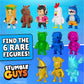 Caja de Lujo con 6 Figuras Coleccionables Oficiales de Stumble Guys