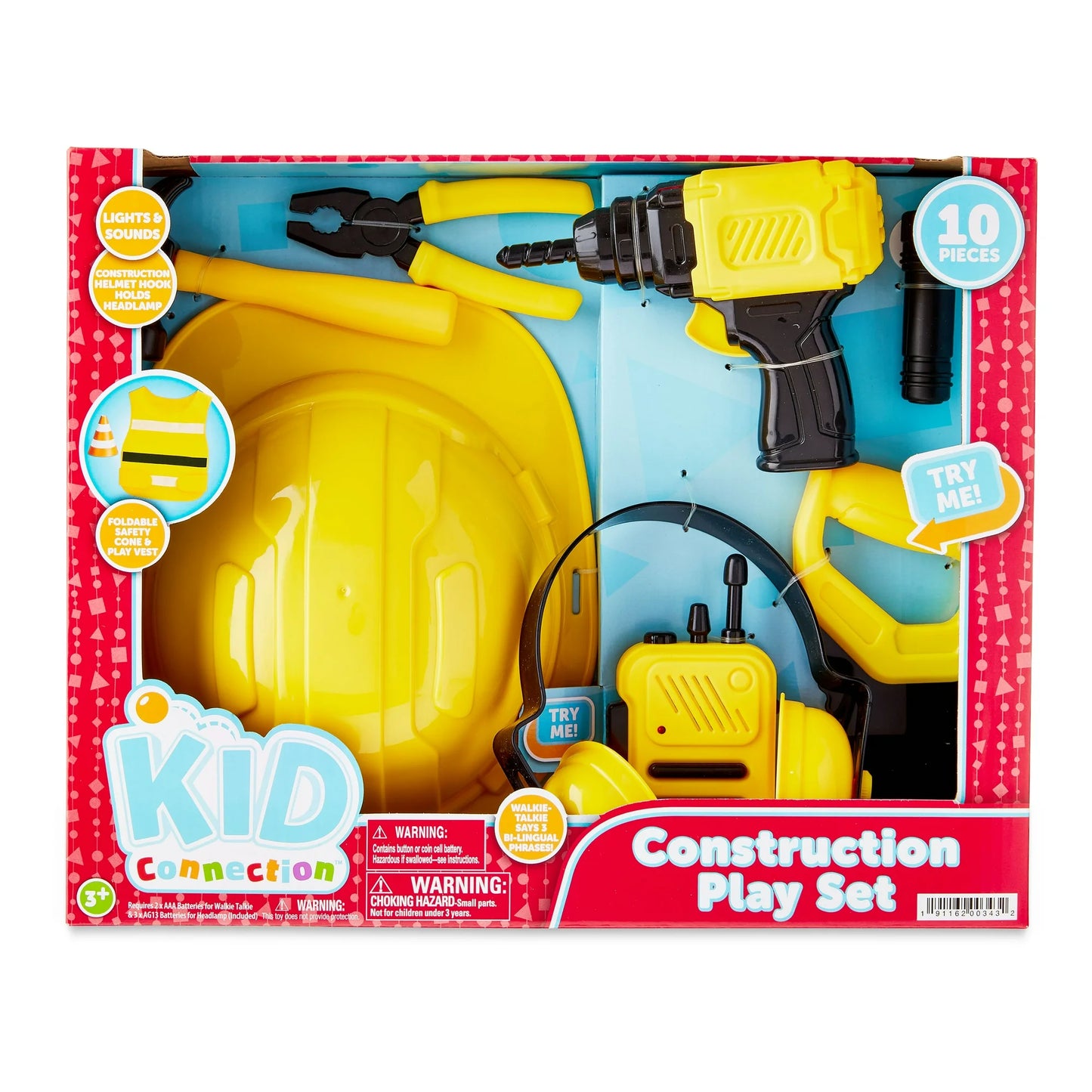 Kid Connection Juego de Construcción 10 Piezas.