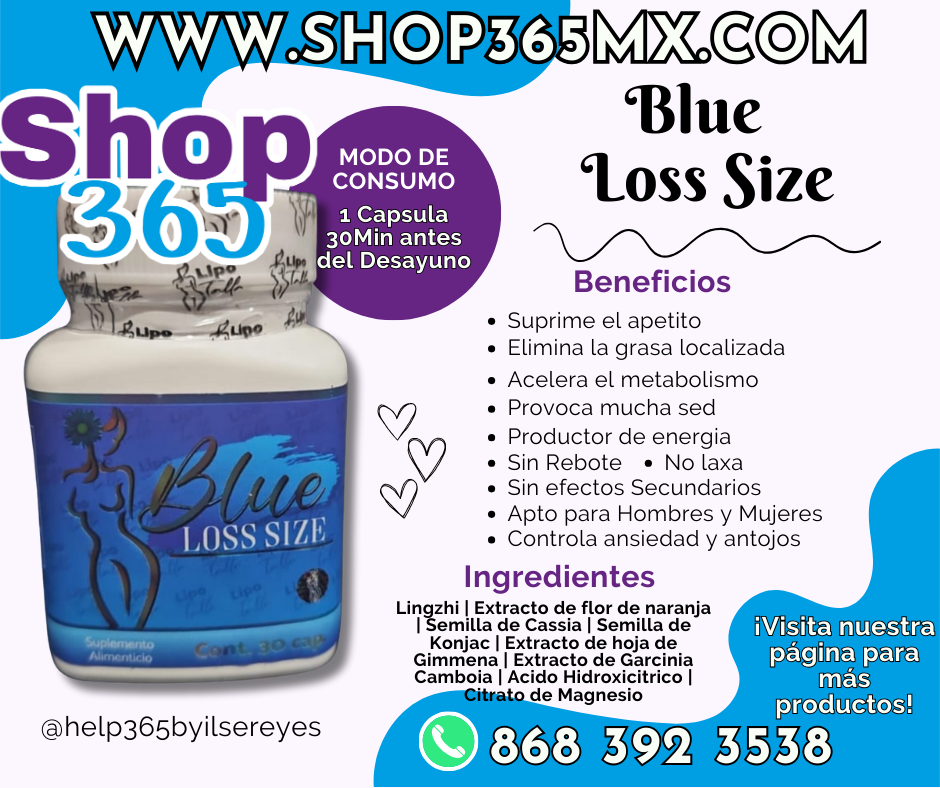 Lipotalla Blue Loss Size más Te Energebolayzer