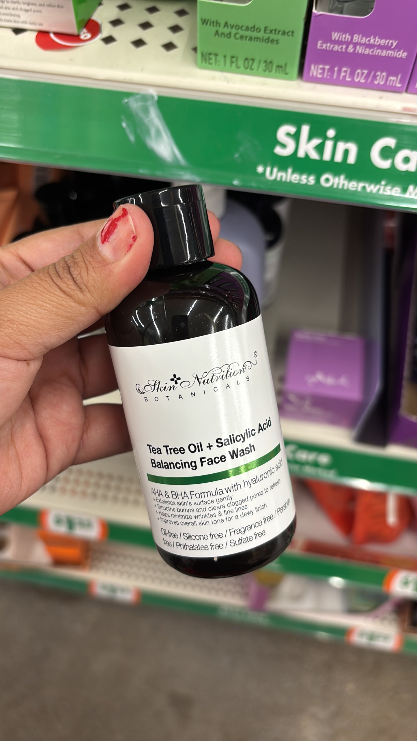 Tea Tree Oil + Salicylic Acid Balancing Face Wash