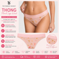 Victoria’s Secret Floral Logo Waist Thong – Tanga Rosa con Estampado Floral